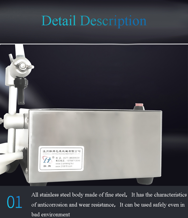 5ml-3500ml Water Softdrink Liquid Filling Machine CNC Automatic Control Water Oil Perfume Milk Beer Bottle Filler GFK-160