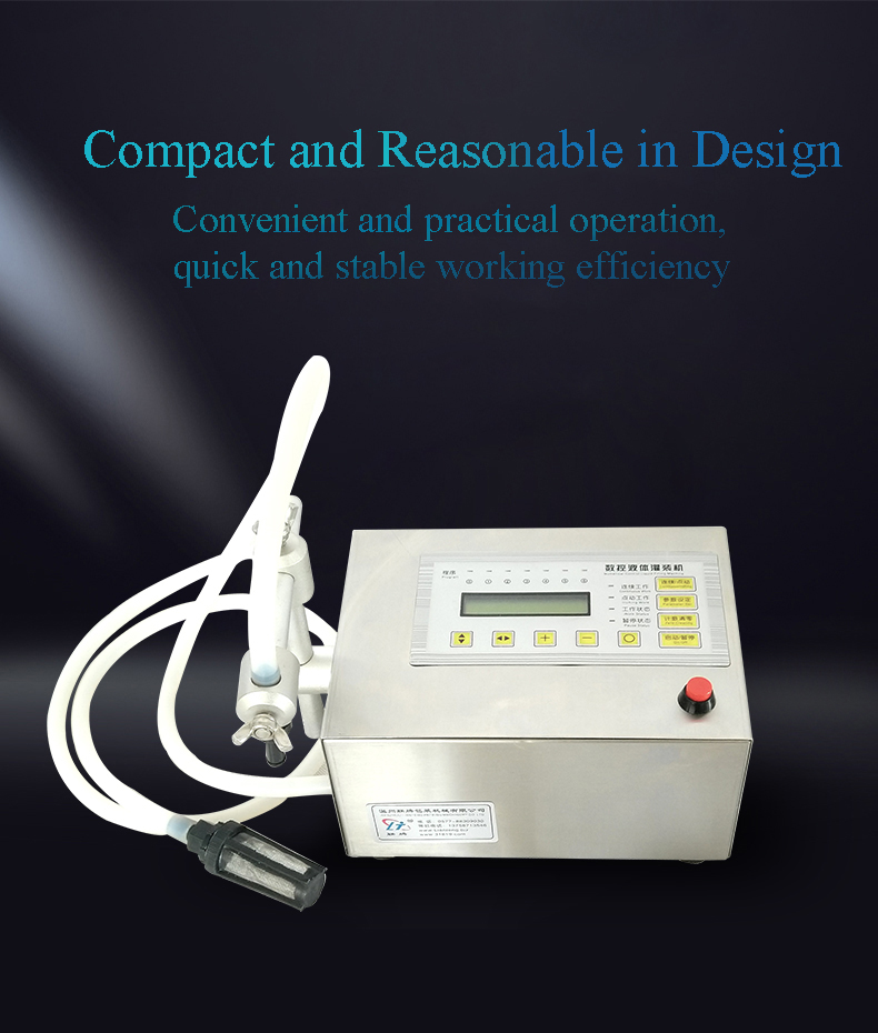 5ml-3500ml Water Softdrink Liquid Filling Machine CNC Automatic Control Water Oil Perfume Milk Beer Bottle Filler GFK-160