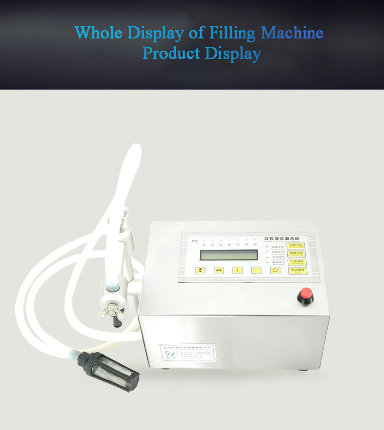 5ml-3500ml Water Softdrink Liquid Filling Machine CNC Automatic Control Water Oil Perfume Milk Beer Bottle Filler GFK-160