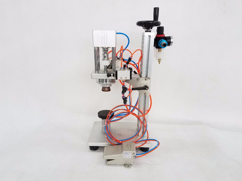 Pneumatic Perfume Capping / Crimping Machines