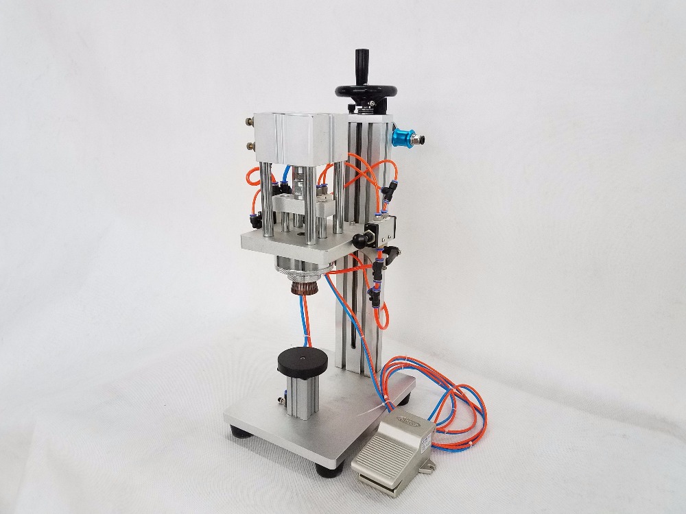 Pneumatic Perfume Capping / Crimping Machines