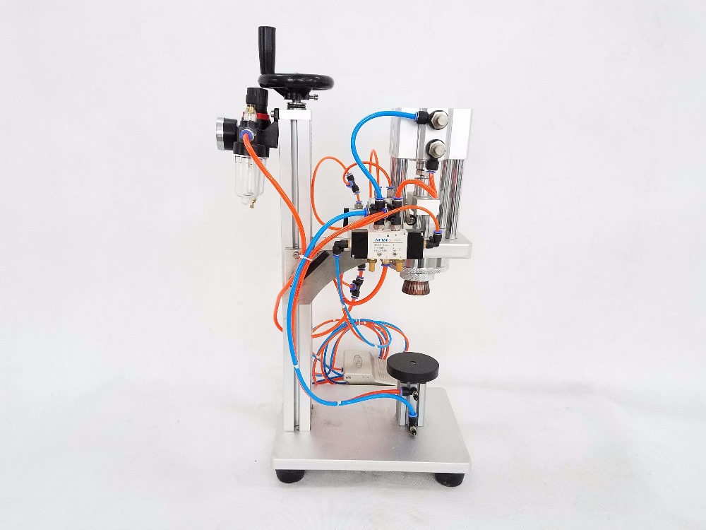 Pneumatic Perfume Capping / Crimping Machines