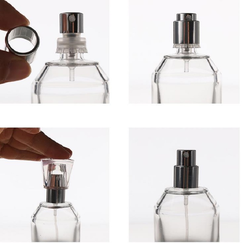 100 ml Flat Round Refillable Perfume Bottles