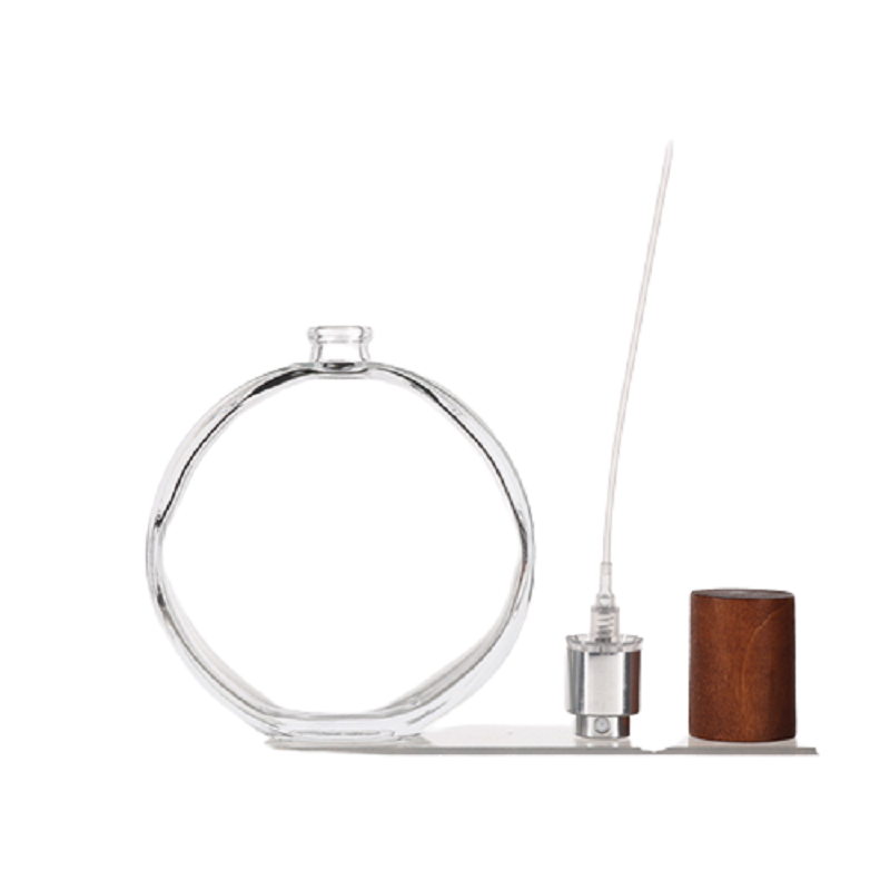 100 ml Flat Round Refillable Perfume Bottles