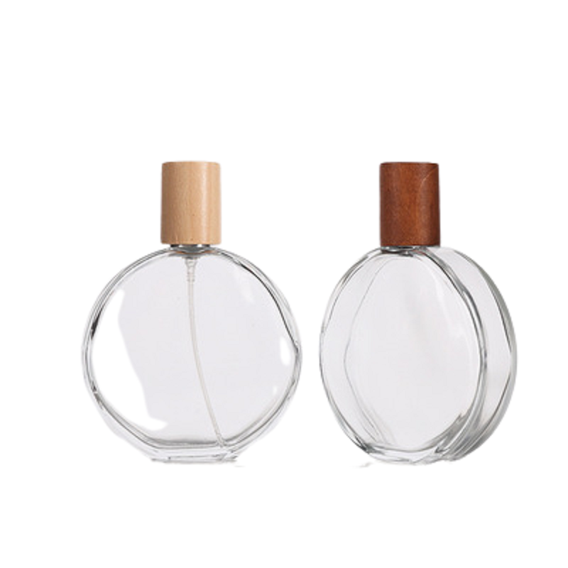 100 ml Flat Round Refillable Perfume Bottles