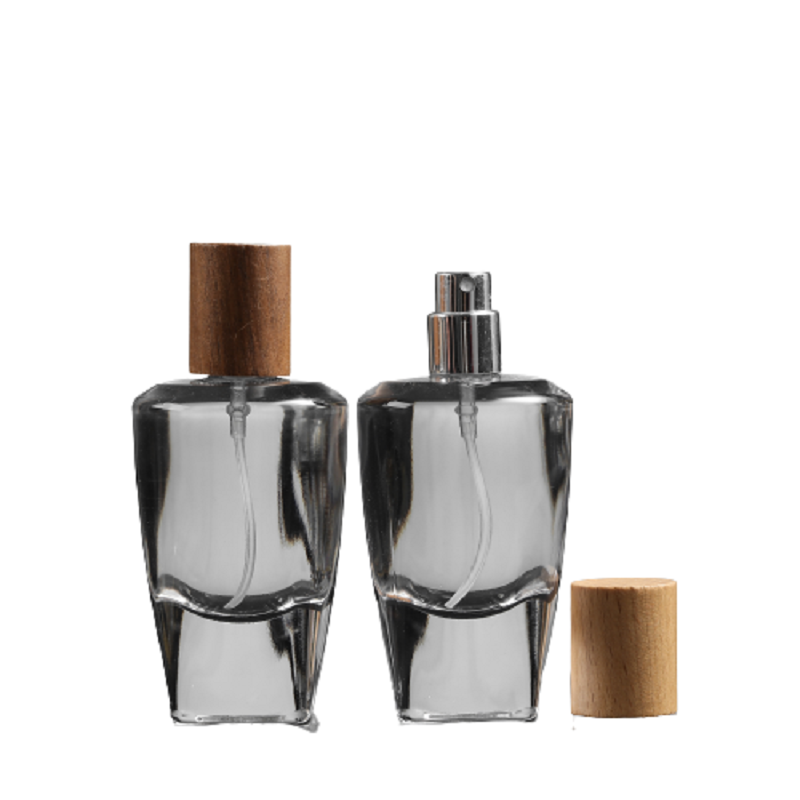 50 ml Bayonet Lock Clear Glass Perfume Bottles