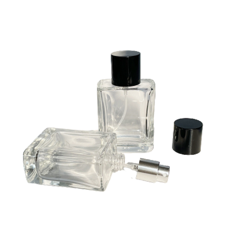 Square Glass Perfume Spray Bottles