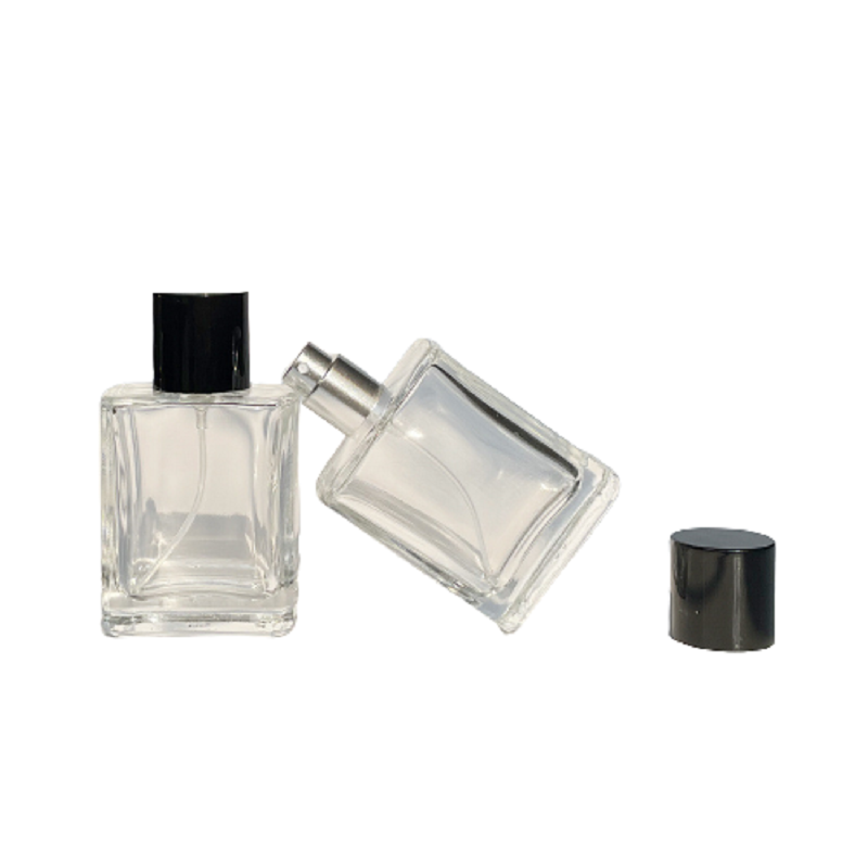 Square Glass Perfume Spray Bottles
