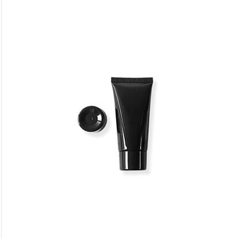 Glossy Black Soft Cosmetic Tubes