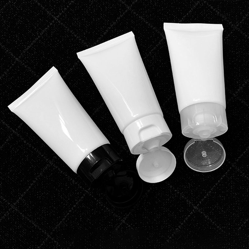 50 ml Cosmetic Squeeze White Tubes