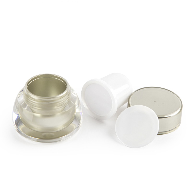 Two Layers Acrylic Cream Jars
