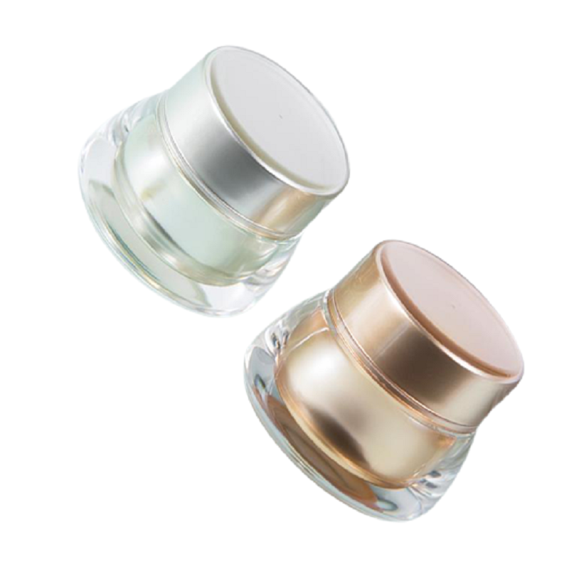 Two Layers Acrylic Cream Jars
