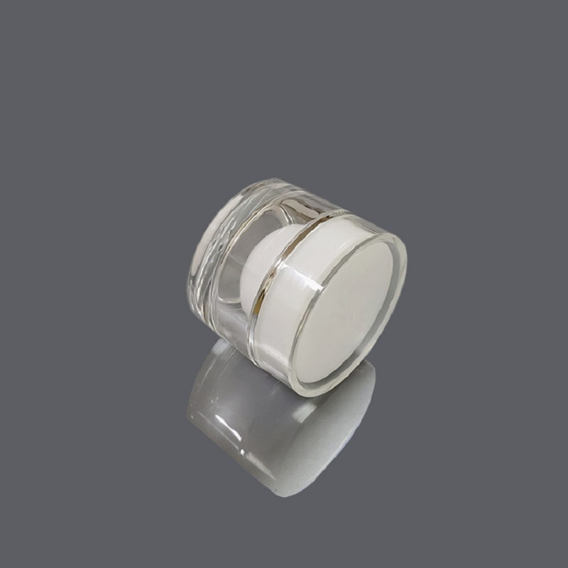 White Acrylic Cream Jars