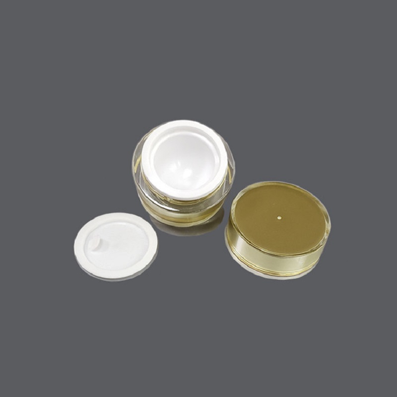 White Acrylic Cream Jars