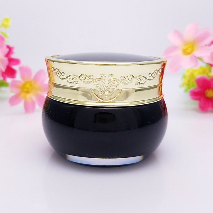 Refillable Elegant Acrylic Cream Jars