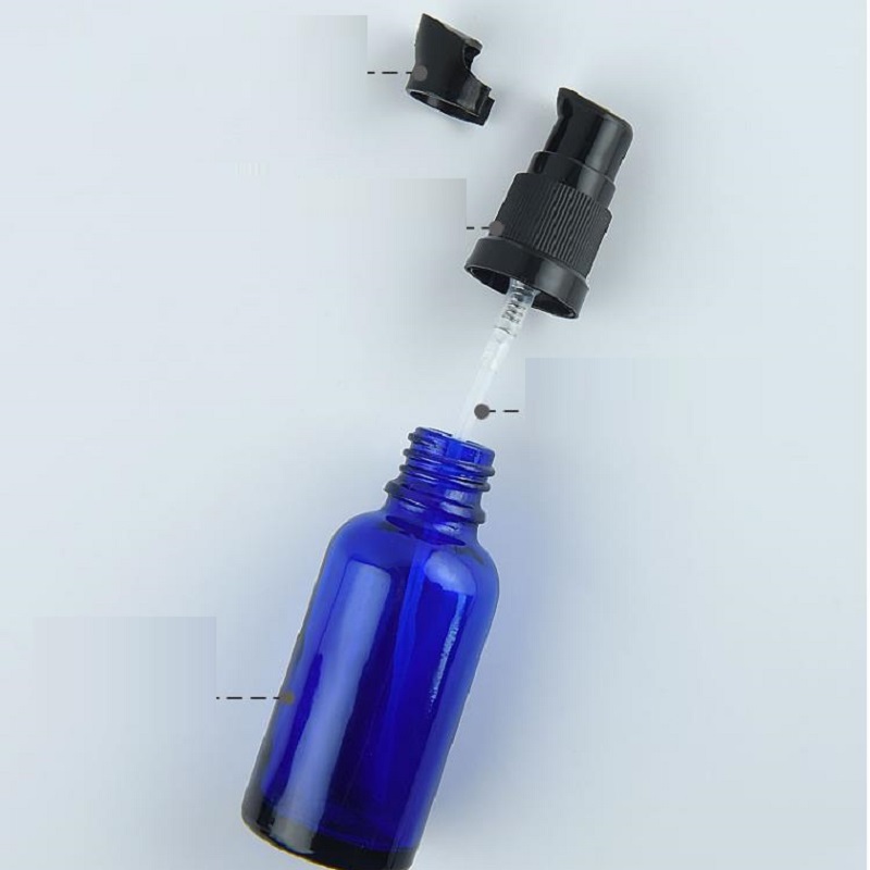 Refillable Glass Lotion Pump Bottles