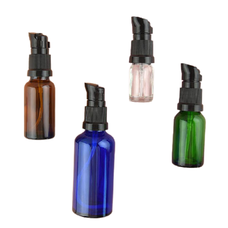 Refillable Glass Lotion Pump Bottles
