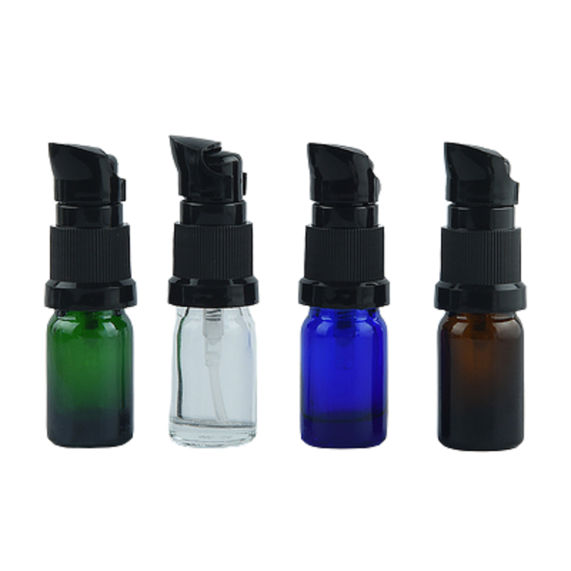 Refillable Glass Lotion Pump Bottles