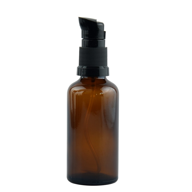 Refillable Glass Lotion Pump Bottles