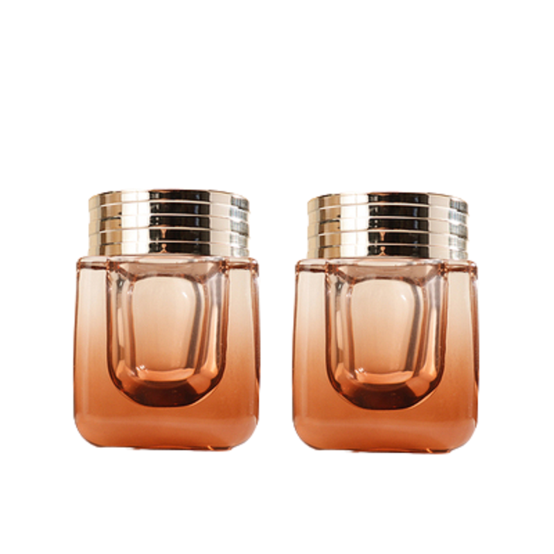 Empty Glass Cream Jars