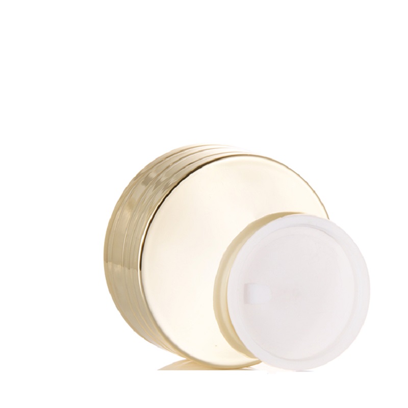 Empty Glass Cream Jars