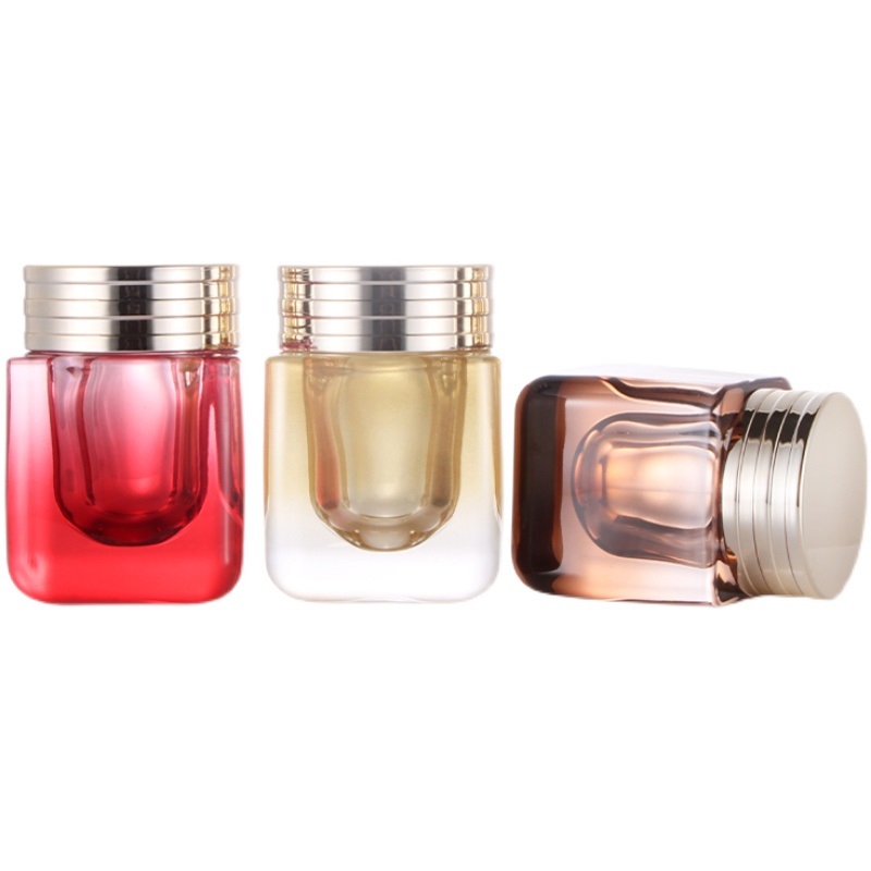 Empty Glass Cream Jars