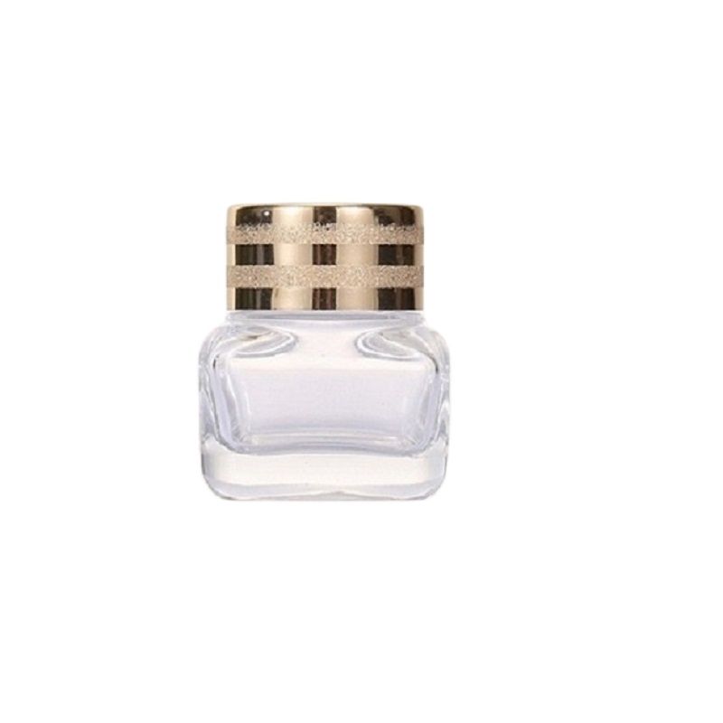 Refillable Square Glass Cream Jars