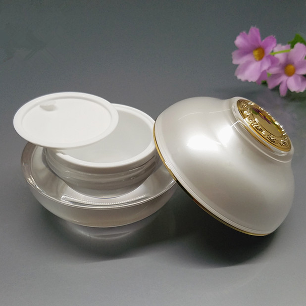 10Pcs - Refillable Acrylic Cosmetic Containers