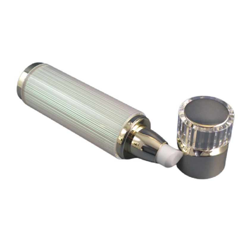 Empty White Acrylic Cosmetic Containers