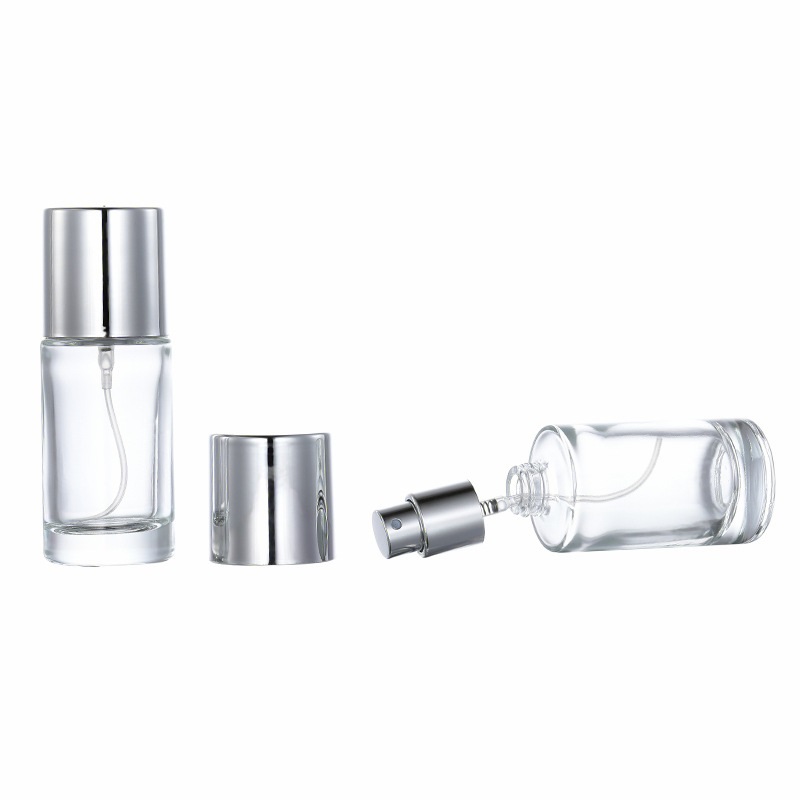 Round Clear Perfume Spray Bottles
