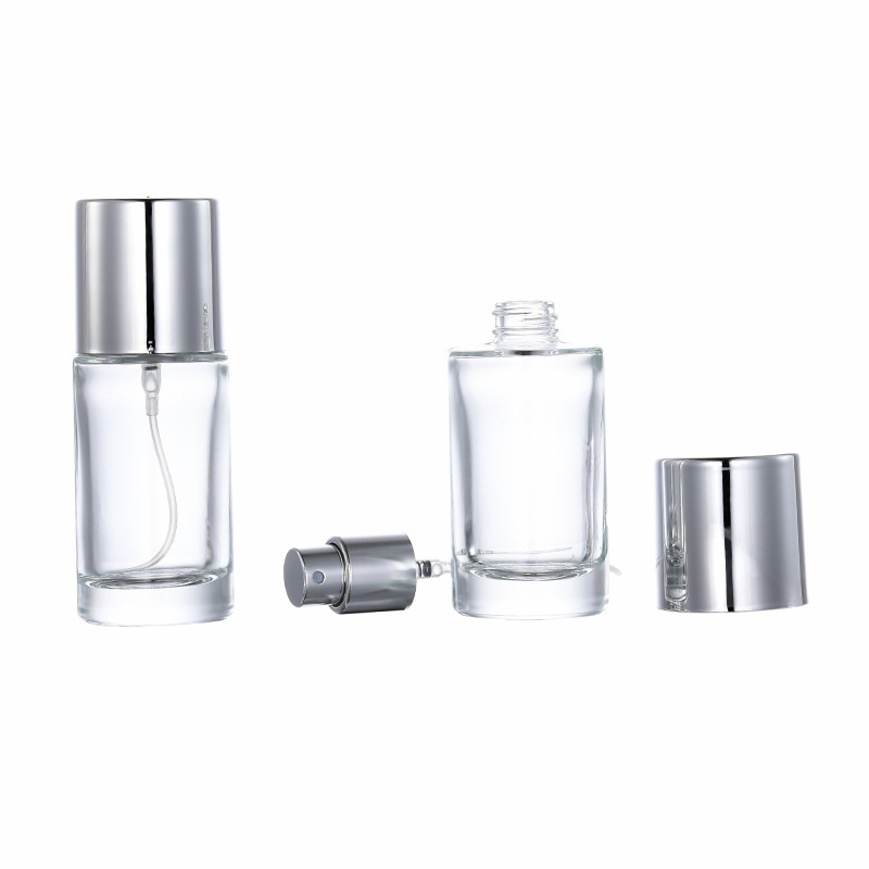 Round Clear Perfume Spray Bottles