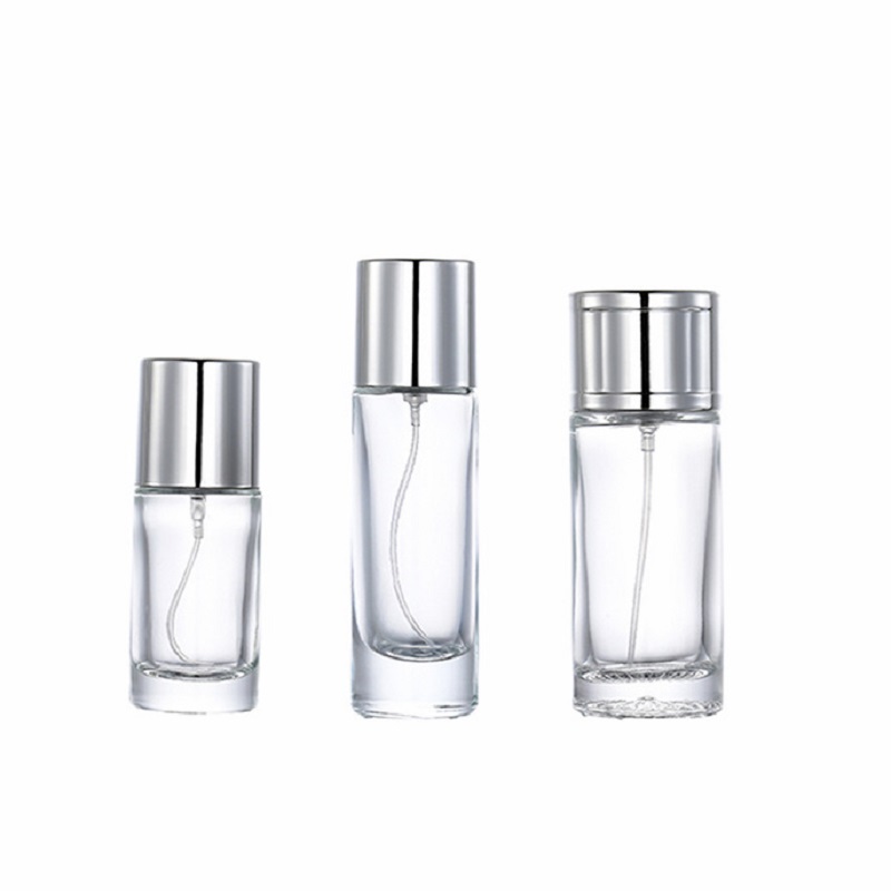 Round Clear Perfume Spray Bottles