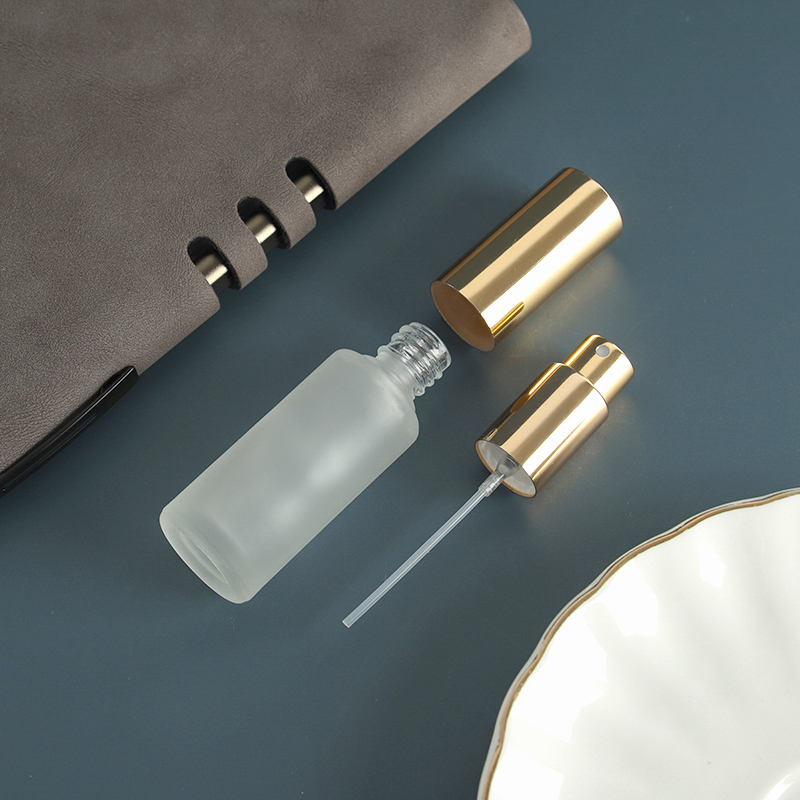 12 ml Round Frosted Glass Perfume Bottles