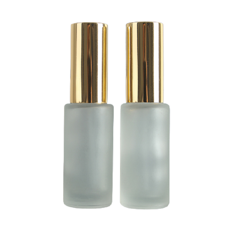 12 ml Round Frosted Glass Perfume Bottles