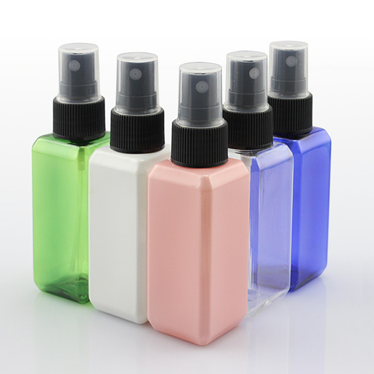 50 ml Square Plastic Perfume Bottles