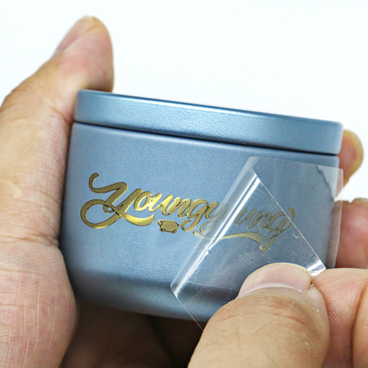 Custom Logo Waterproof Nickel Metal Stickers