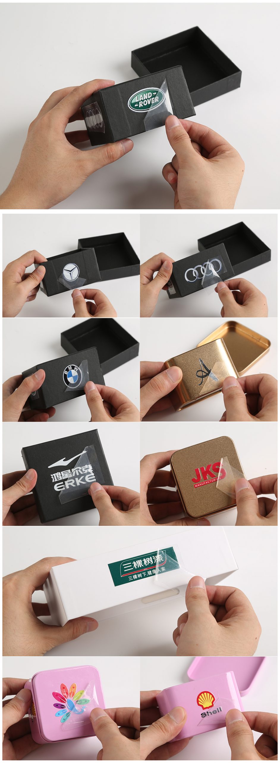 Custom Design UV Vinyl Transfer Labels