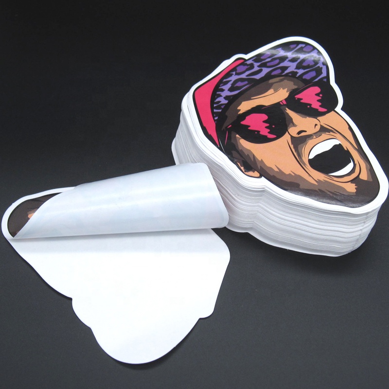 Custom Design Die Cut Labels for Brand Logo