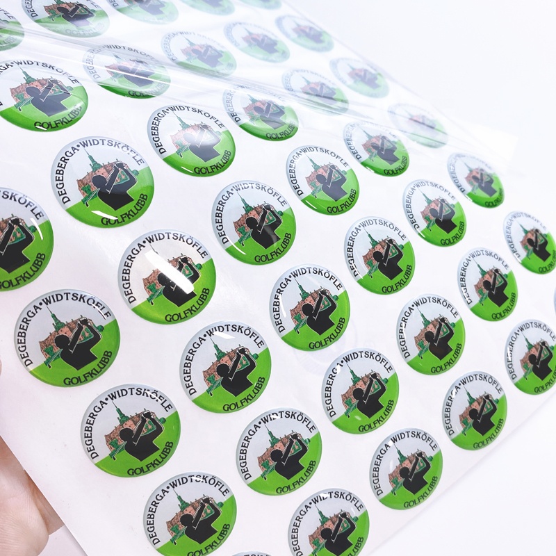 Waterproof Custom Dome Epoxy Resin Stickers