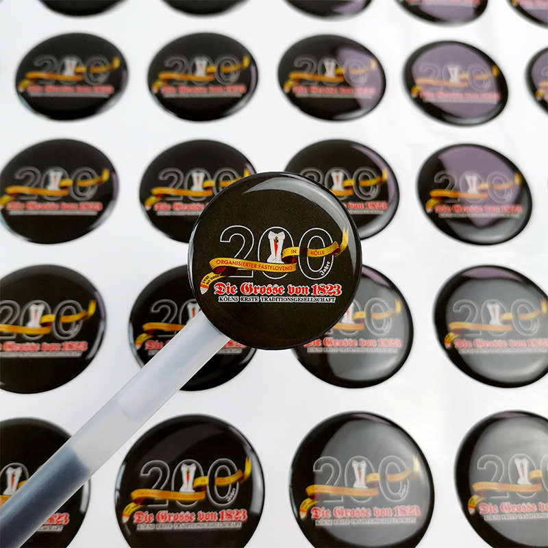 Waterproof Custom Dome Epoxy Resin Stickers