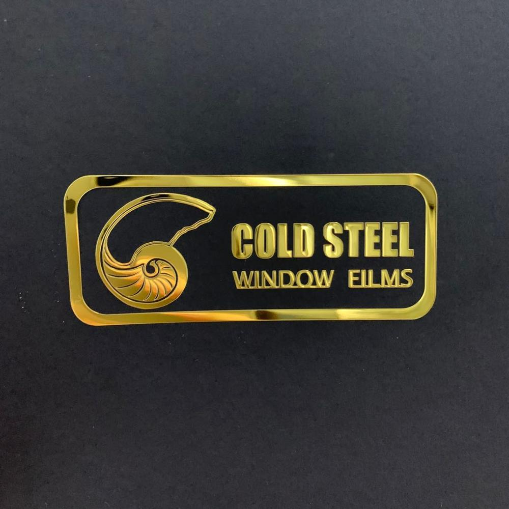 Self-Adhesive Custom Design Metal Stickers