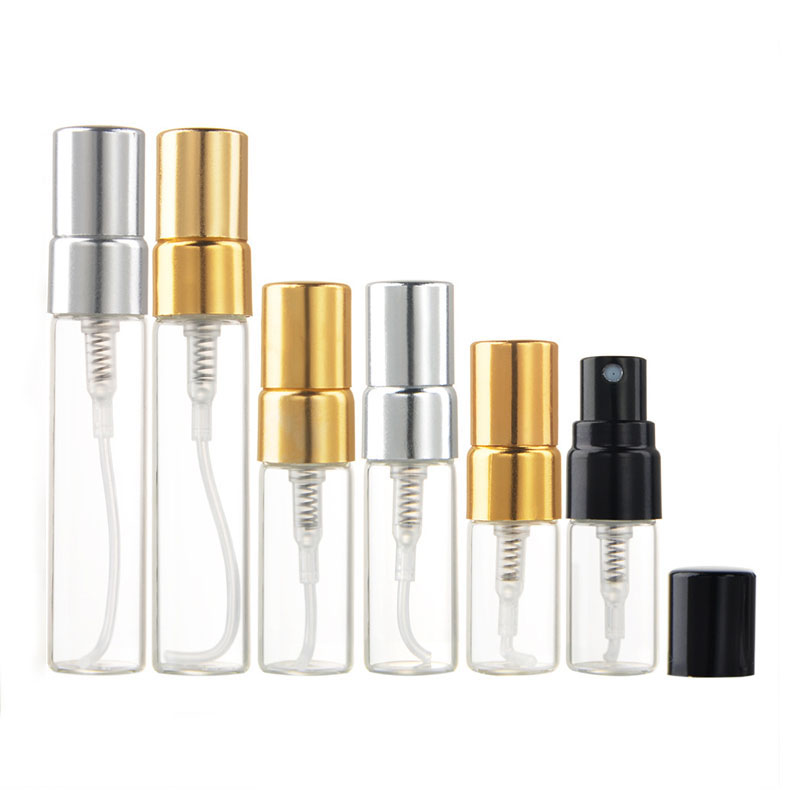 Perfume Glass Vial with Aluminum Atomizer