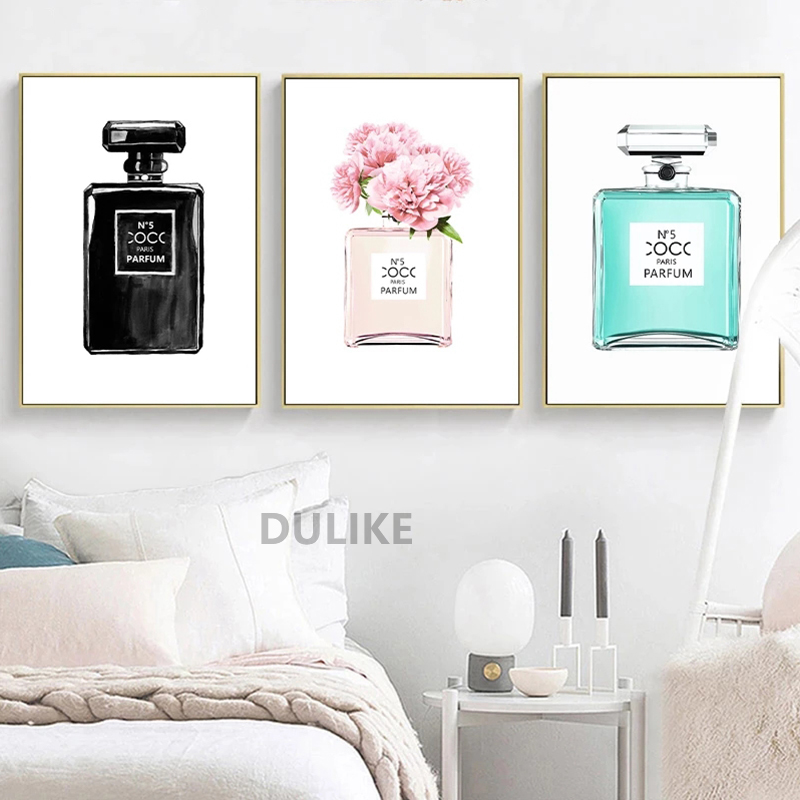 Modern Fashion Women Perfume Flower Paris Posters and Prints Wall Art Canvas Painting Decoration Pictures For Living Room Decor Modern Fashion Women Perfume Flower Paris Posters and Prints Wall Art Canvas Painting Decoration Pictures For Living Room Decor